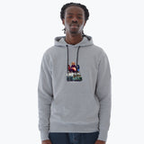 Spike Island Hoodie Marl Grey