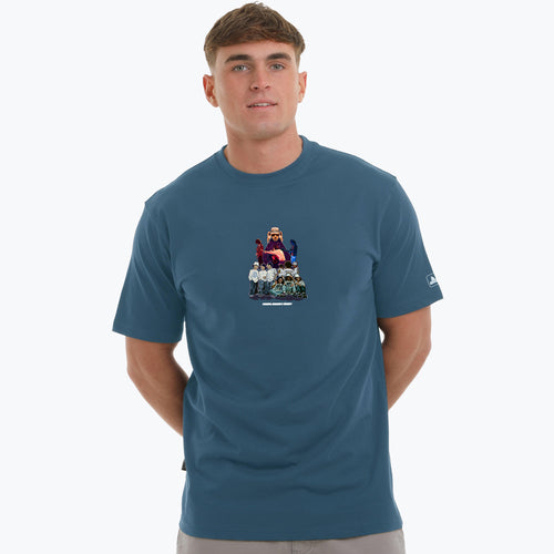 Spike Island T-Shirt Ink Blue