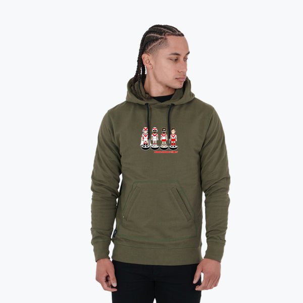 Airdrieonians Subbuteo Hoodie Olive