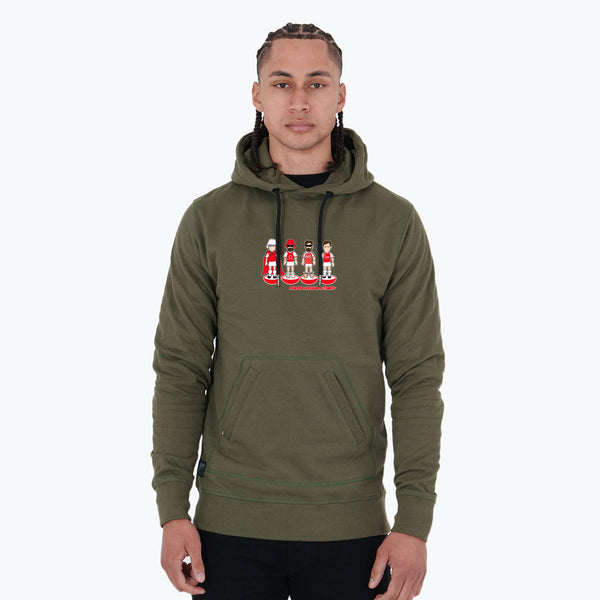 Arsenal Subbuteo Hoodie Olive