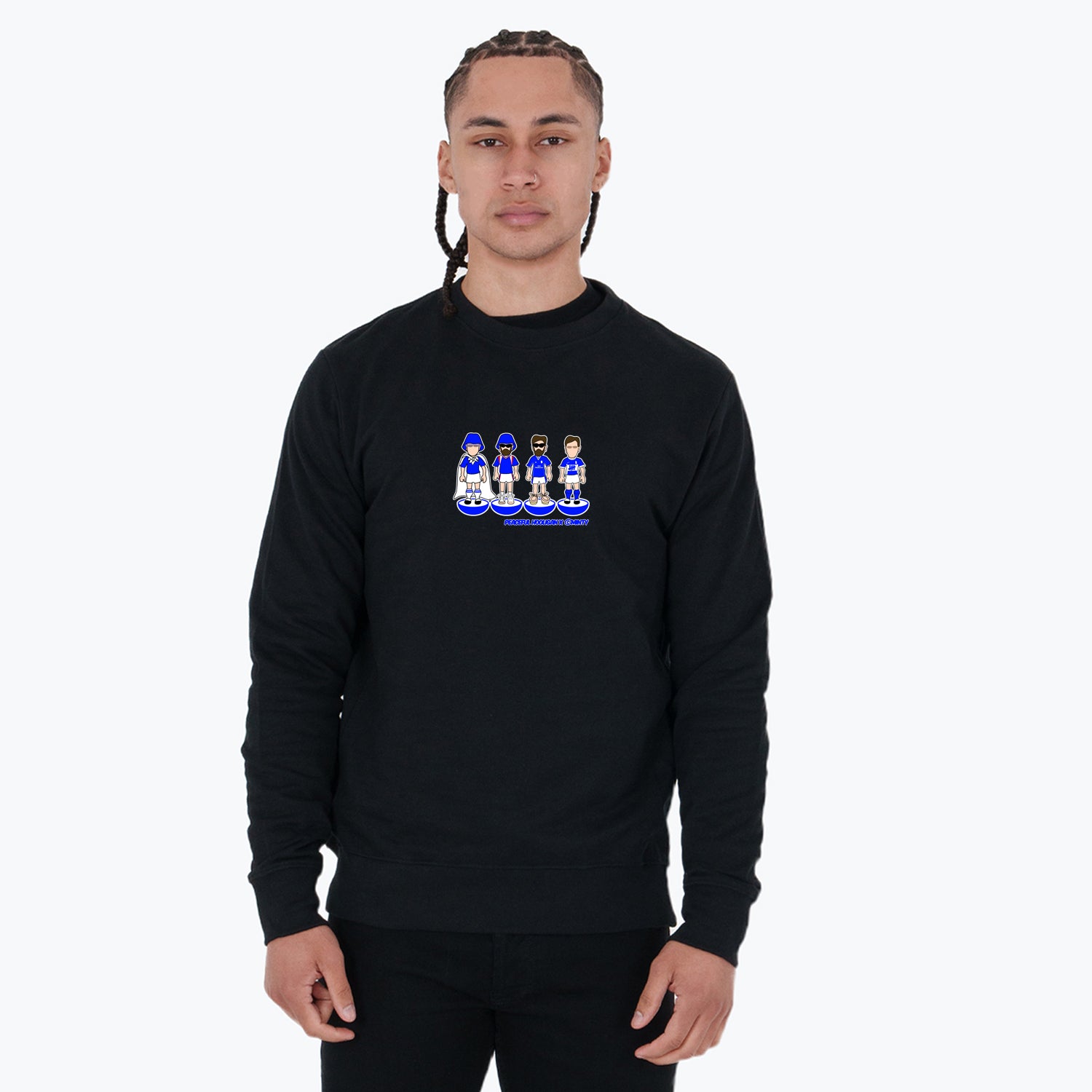 Birmingham City Subbuteo Sweatshirt Black - Peaceful Hooligan 