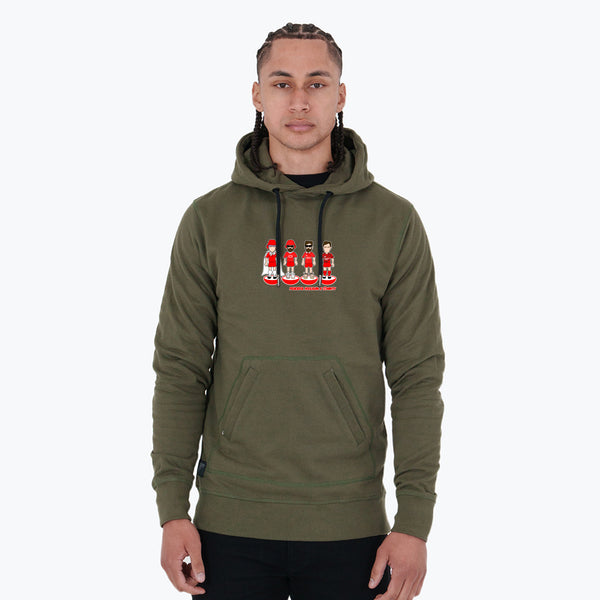 Crawley Town Subbuteo Hoodie Olive