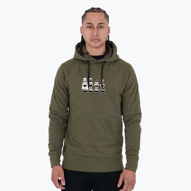 Fulham Subbuteo Hoodie Olive