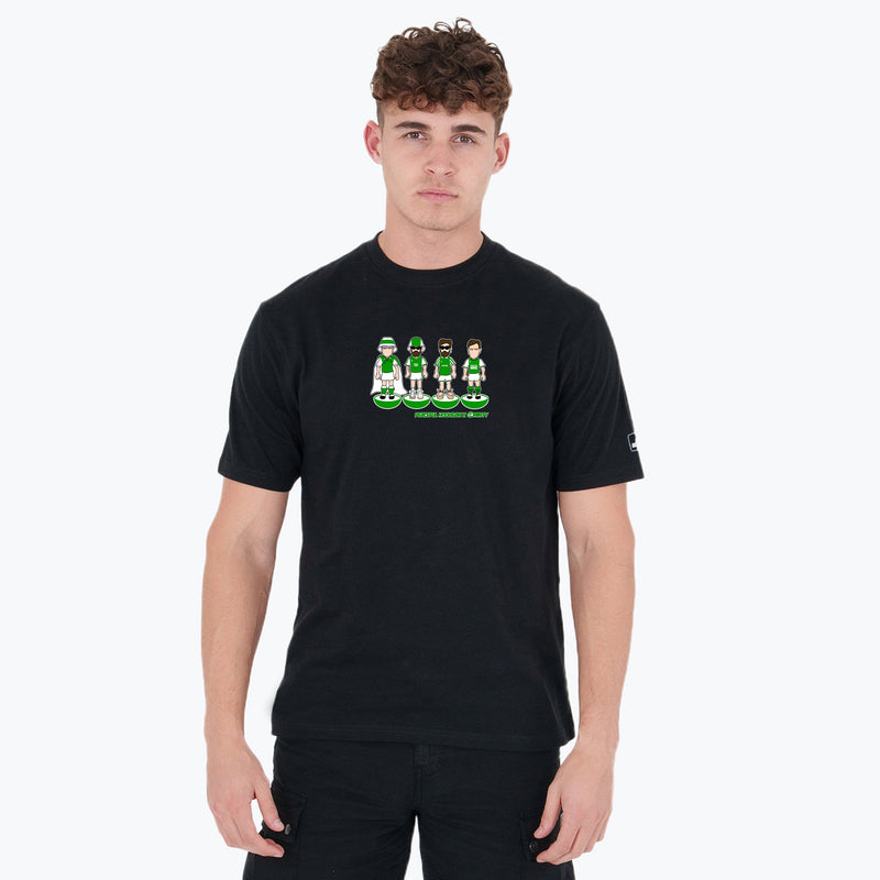 Hibernian Subbuteo T-Shirt Black