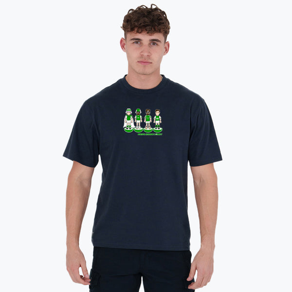 Hibernian Subbuteo T-Shirt Navy