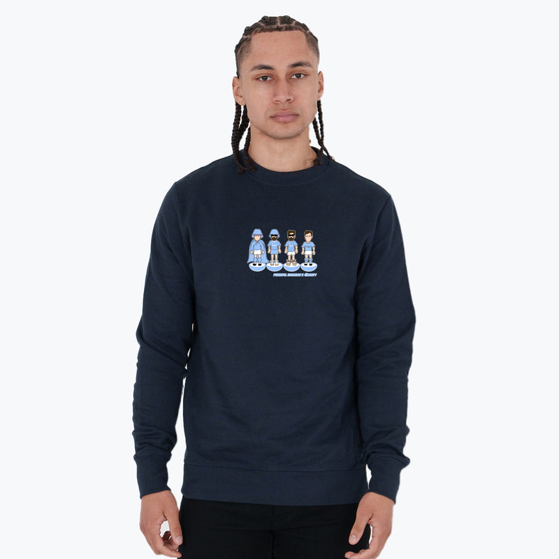 Manchester City Subbuteo Sweatshirt Navy