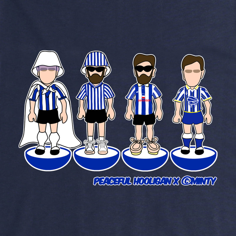 Sheffield Wednesday Subbuteo T-Shirt Navy