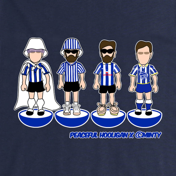 Sheffield Wednesday Subbuteo T-Shirt Navy