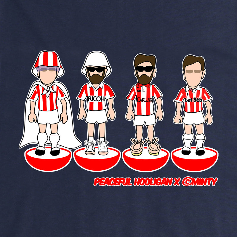 Stoke City Subbuteo T-Shirt Navy