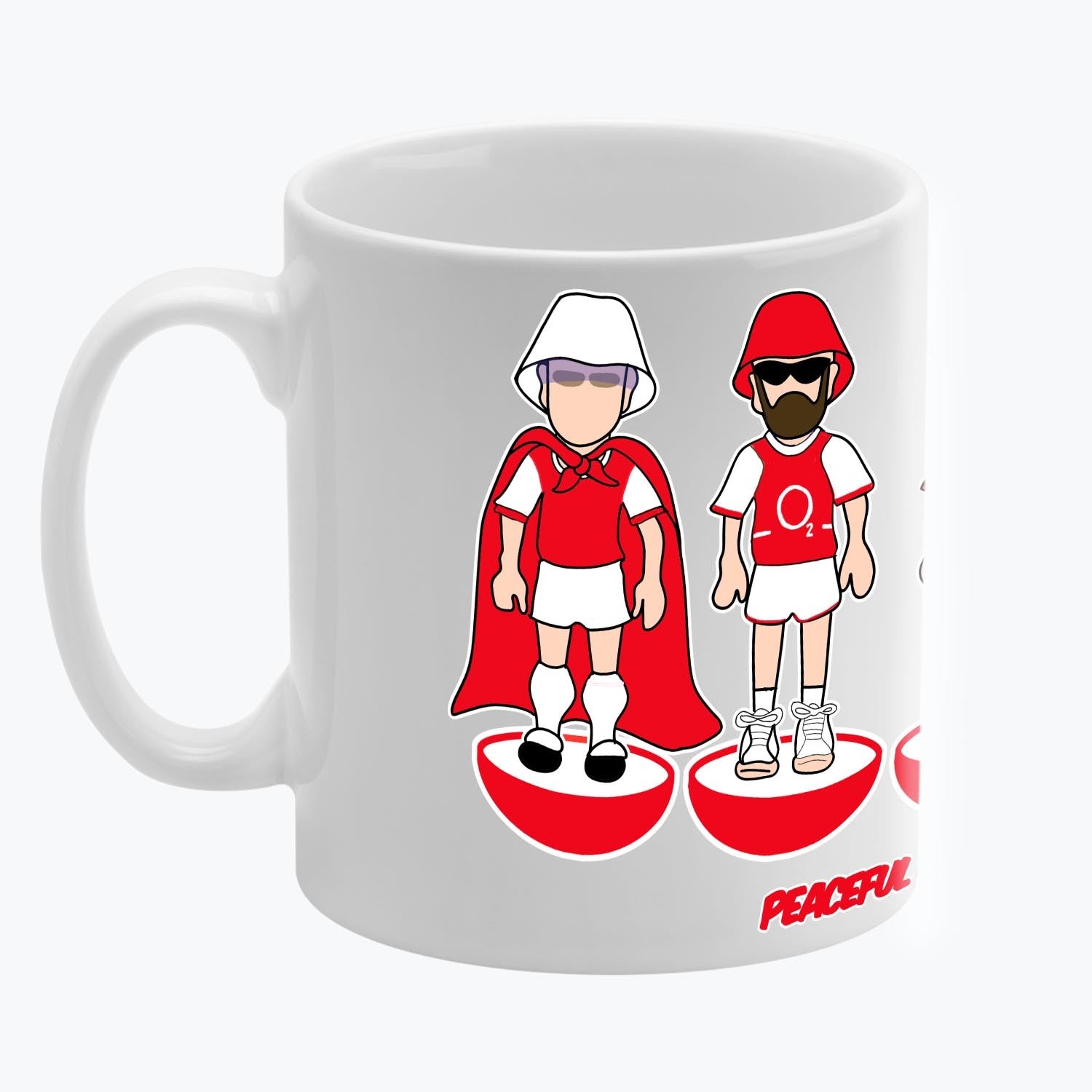Gooners Subbuteo Mug White