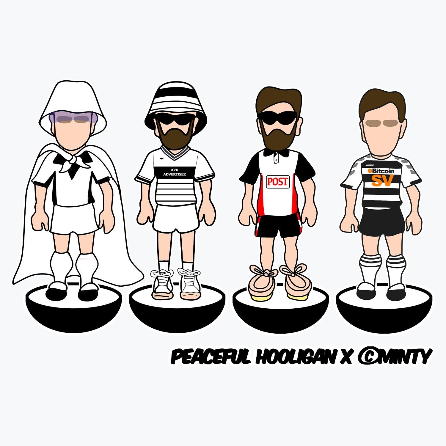 Ayr United Subbuteo Mug White