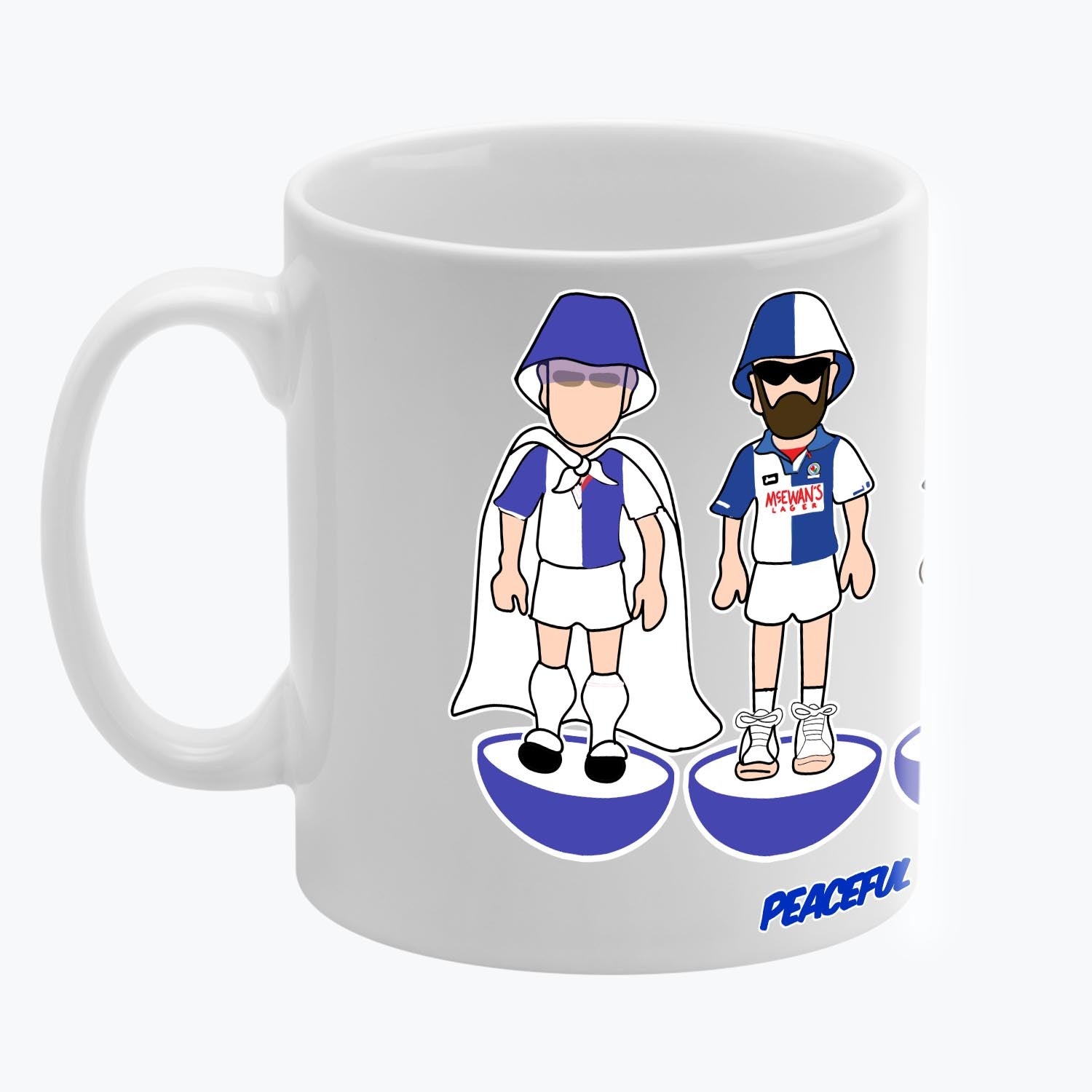Blackburn Subbuteo Mug White