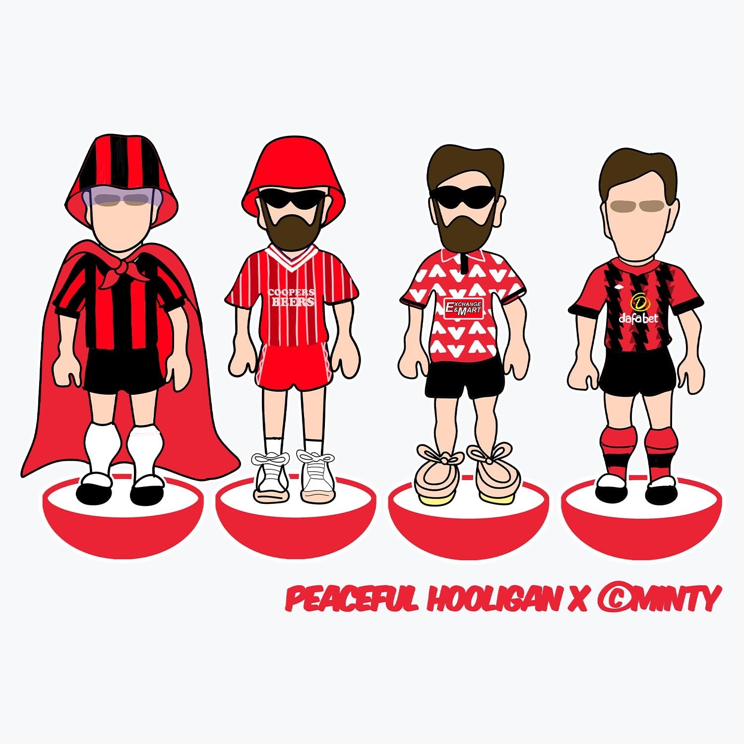 Bournemouth Subbuteo Mug White