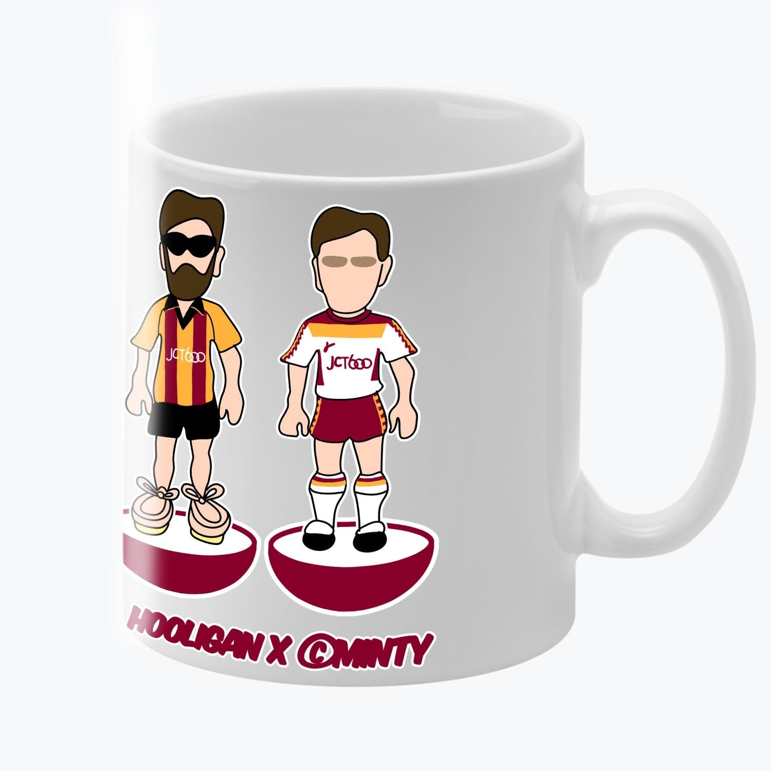 Bradford City Subbuteo Mug White