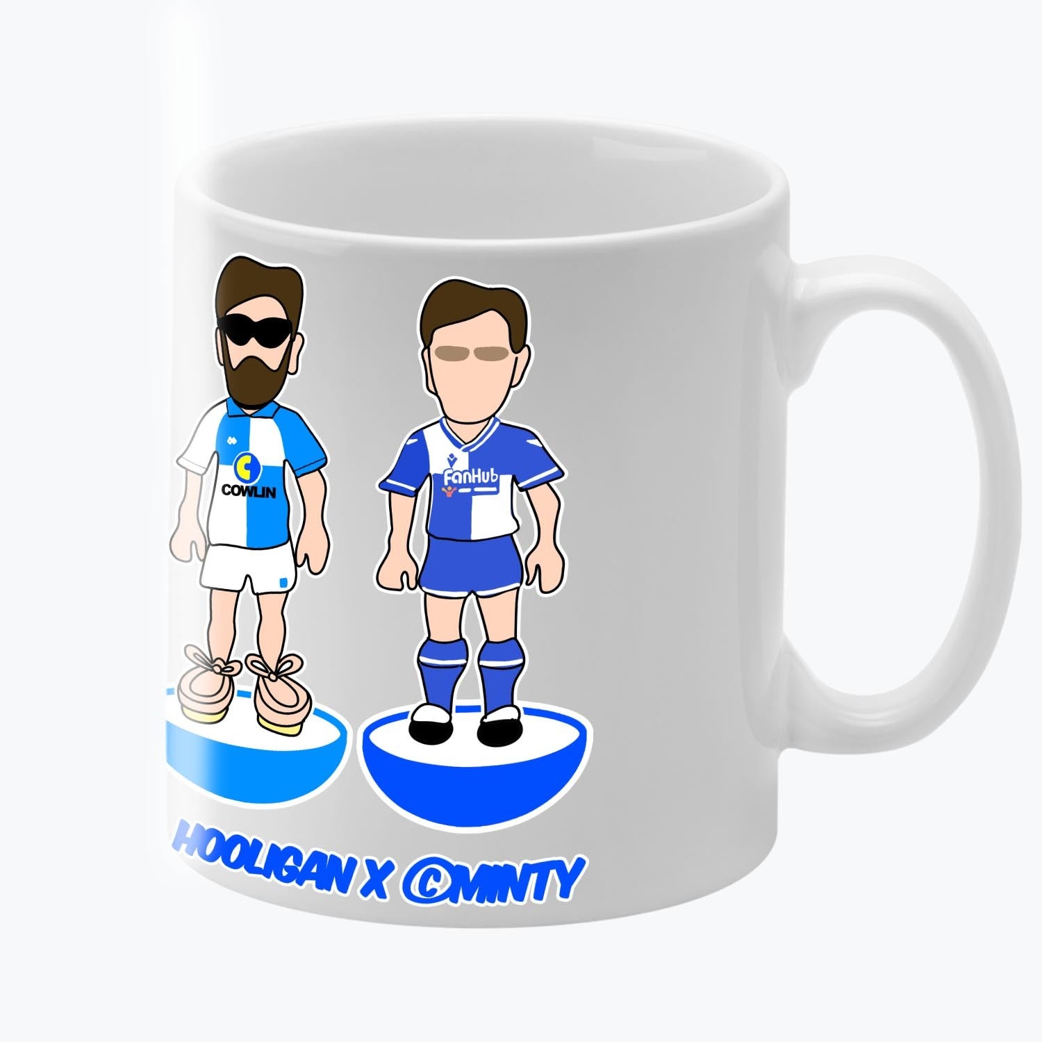 Bristol Rovers Subbuteo Mug White