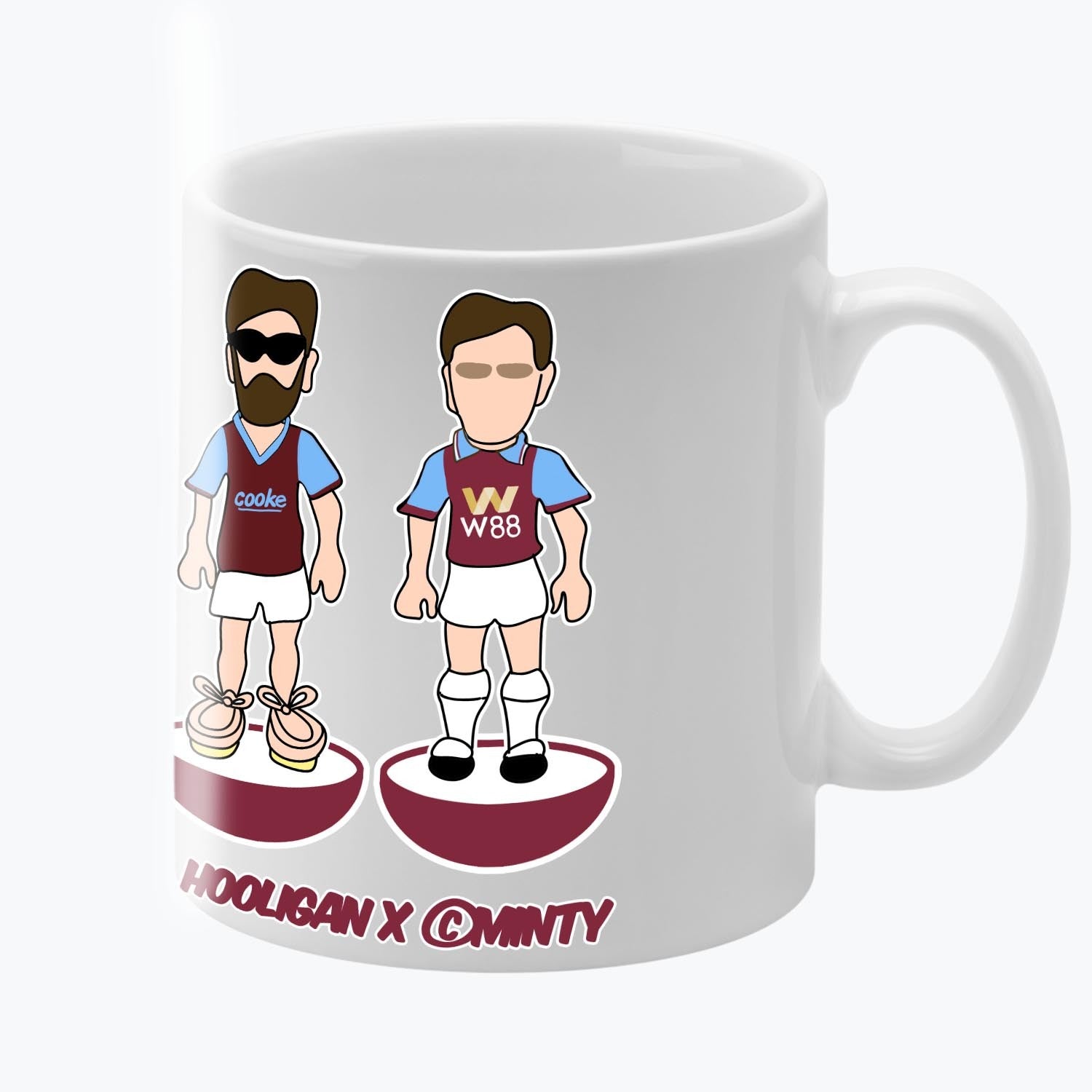 Burnley Subbuteo Mug White