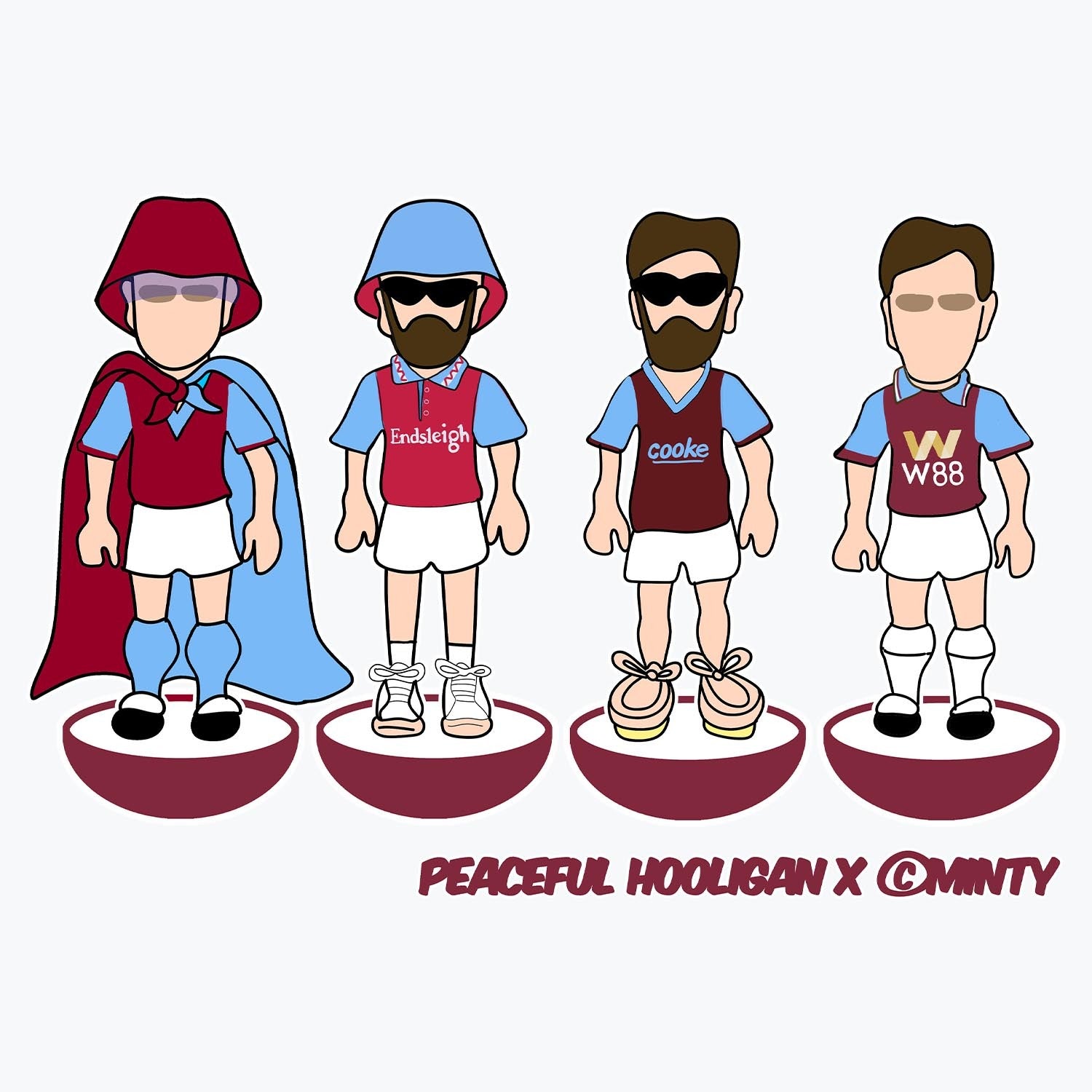 Burnley Subbuteo Mug White