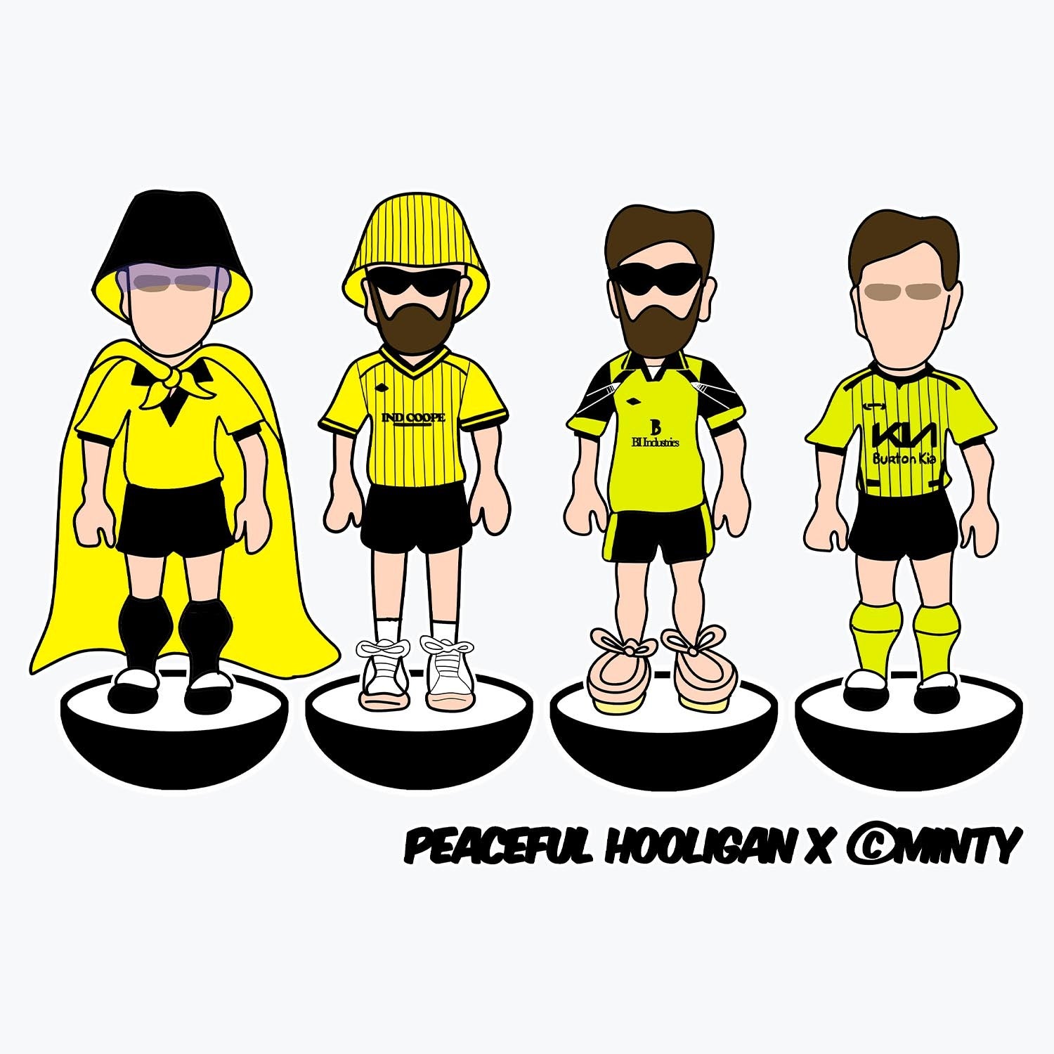 Burton Albion Subbuteo Mug White