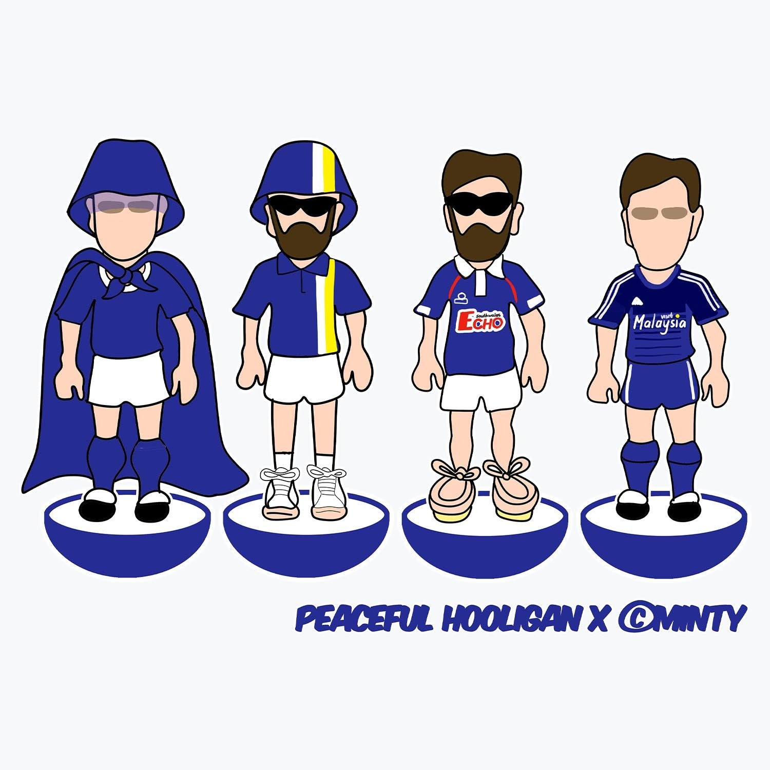 Cardiff City Subbuteo Mug White