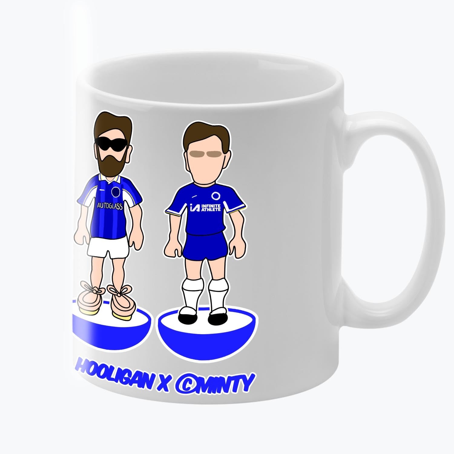 The Blues Subbuteo Mug White