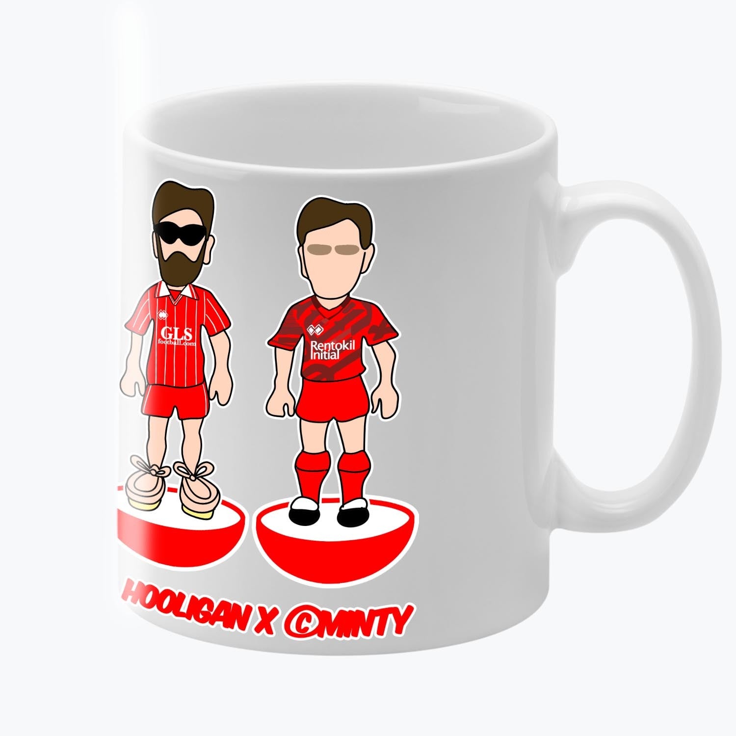 Crawley Town Subbuteo Mug White