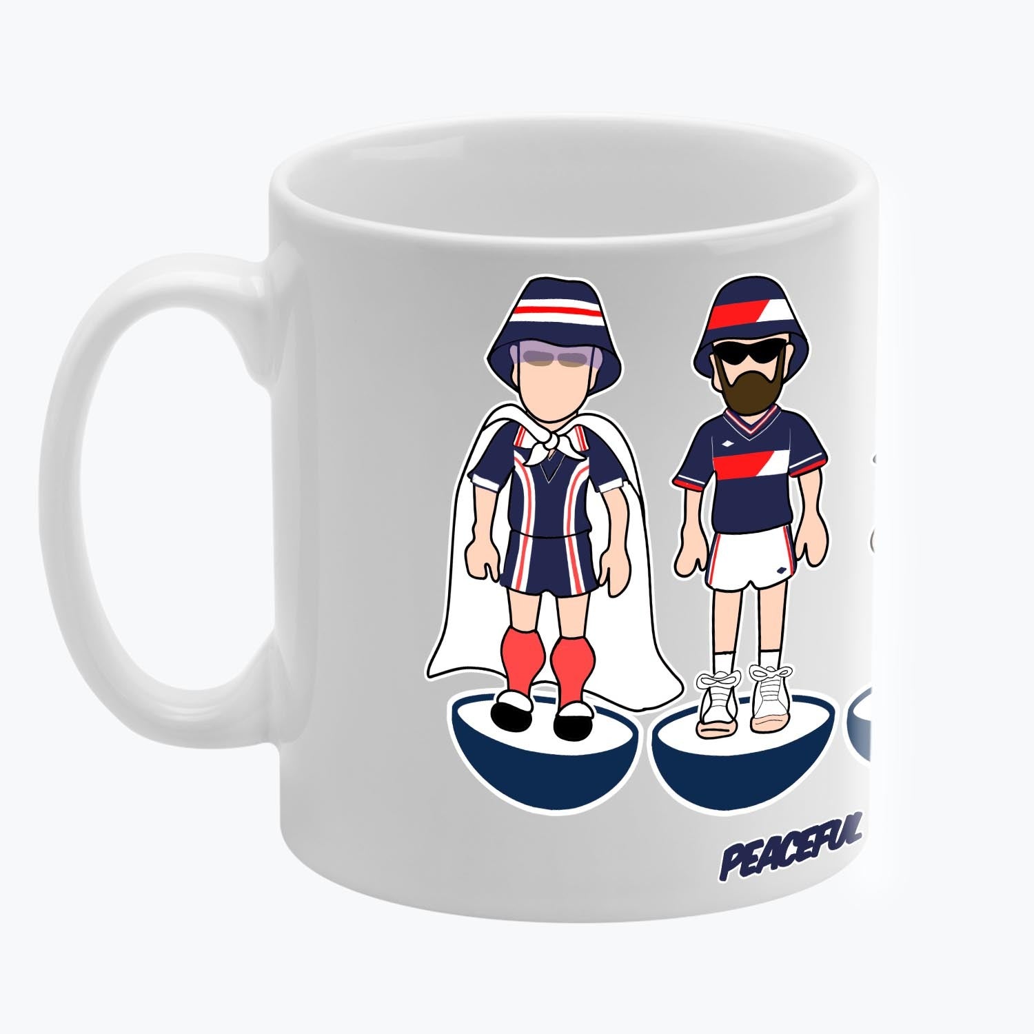 Dundee FC Subbuteo Mug White