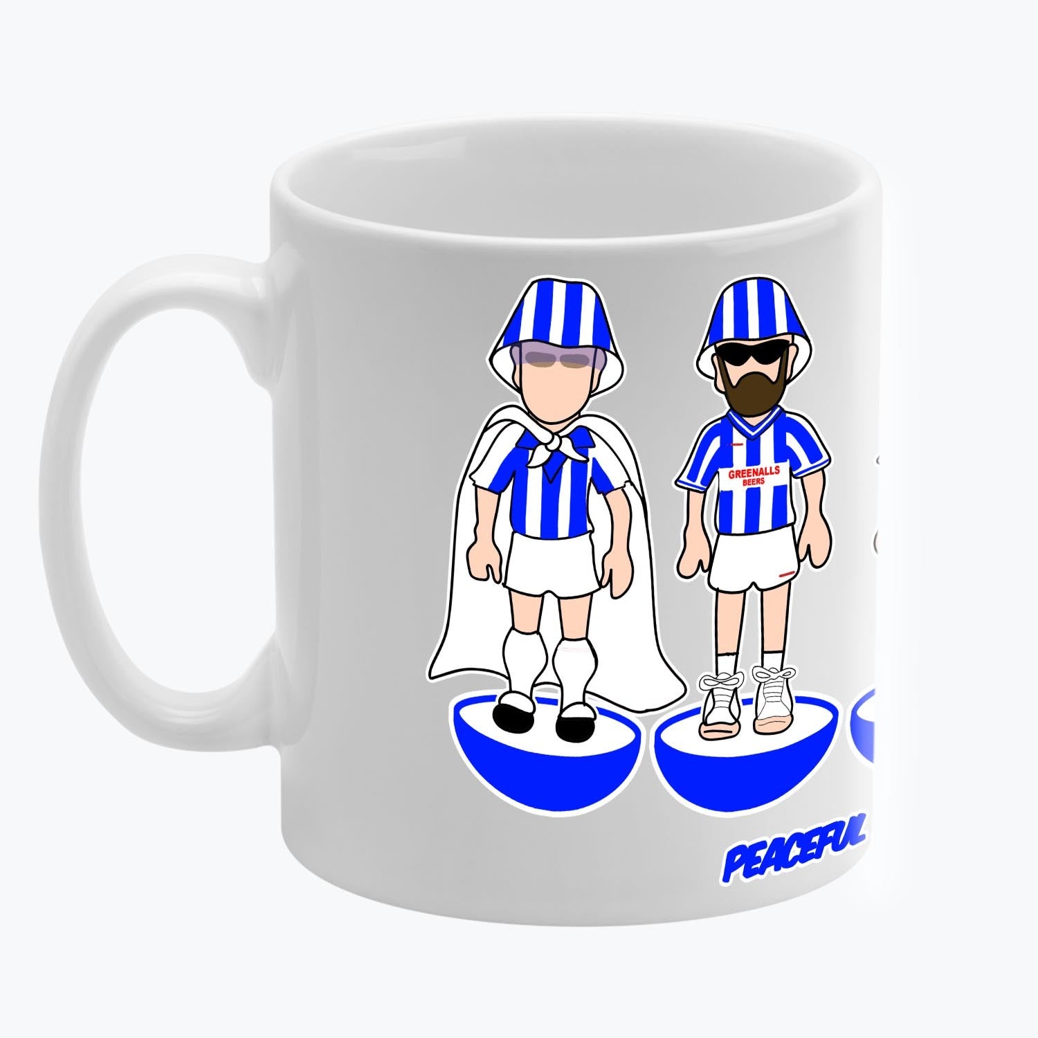 Huddersfield Subbuteo Mug White