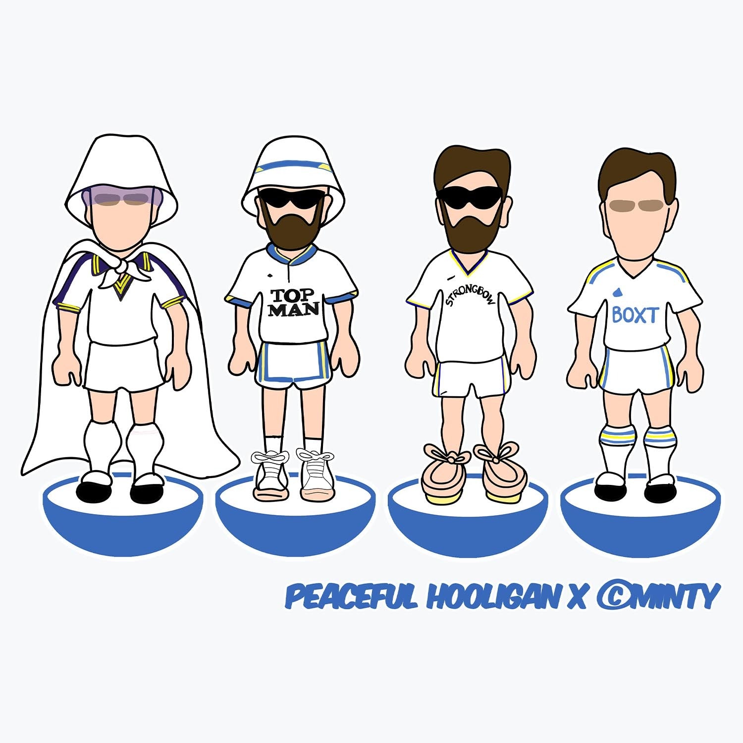 Leeds Subbuteo Mug White