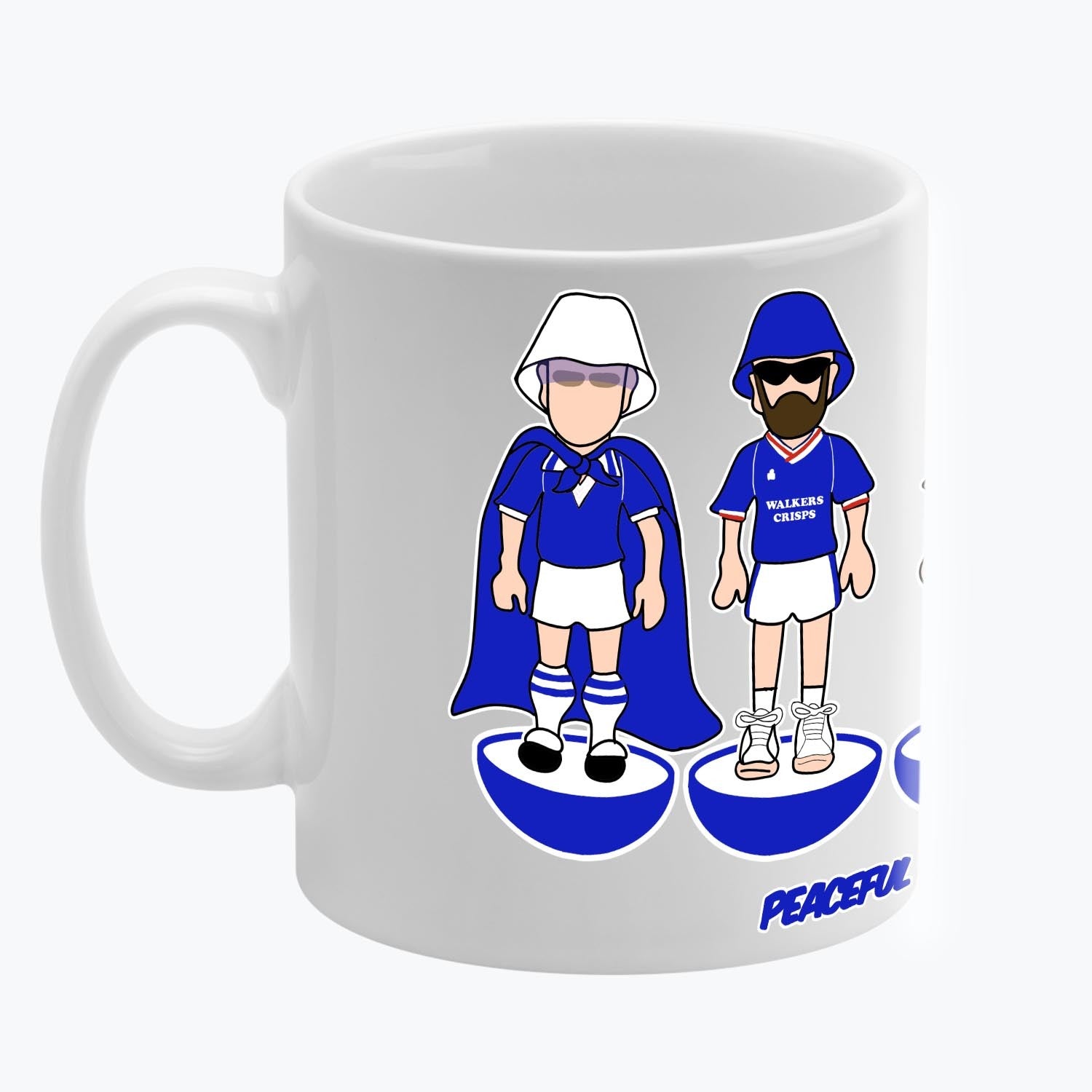 Leicester City Subbuteo Mug White