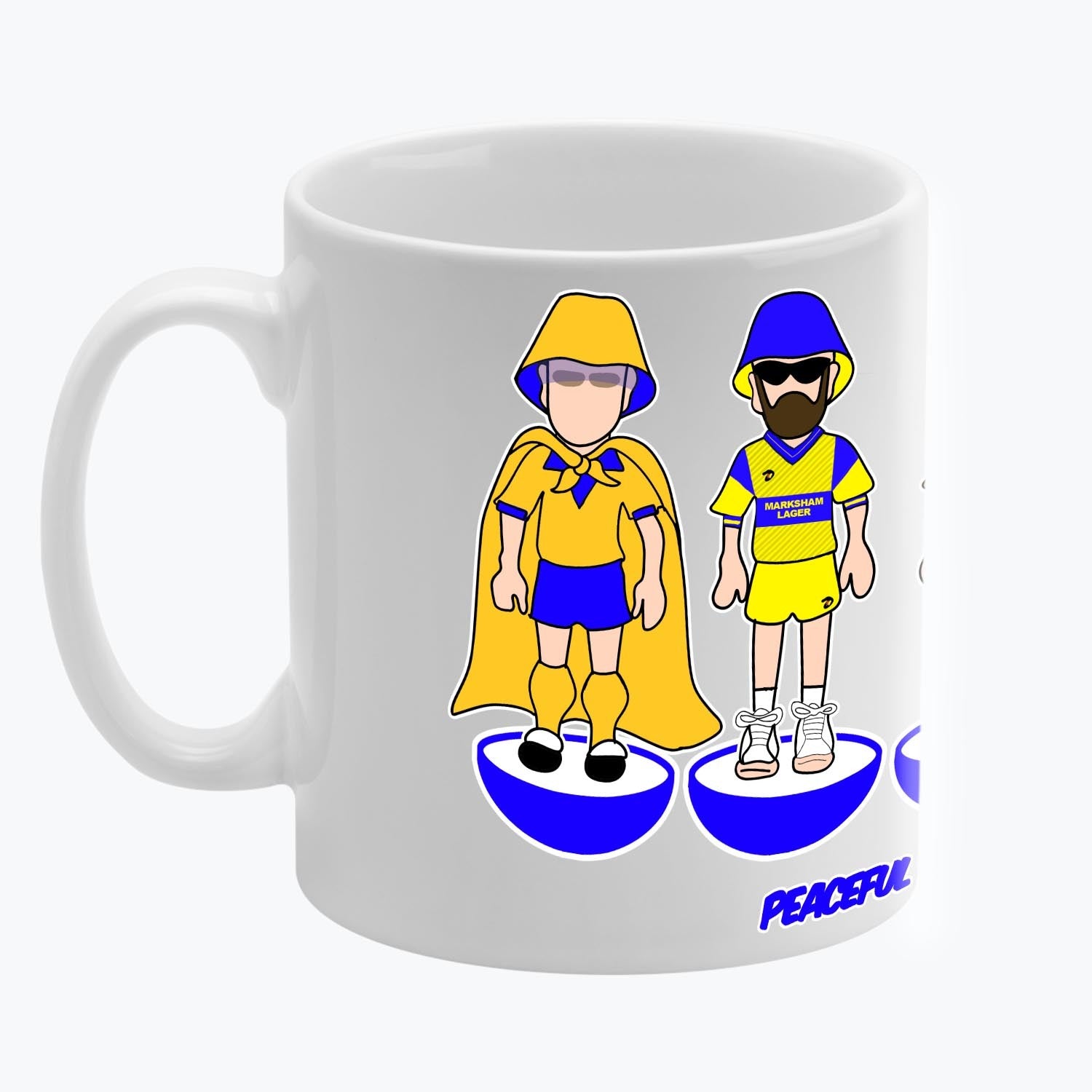 Mansfield Town Subbuteo Mug White