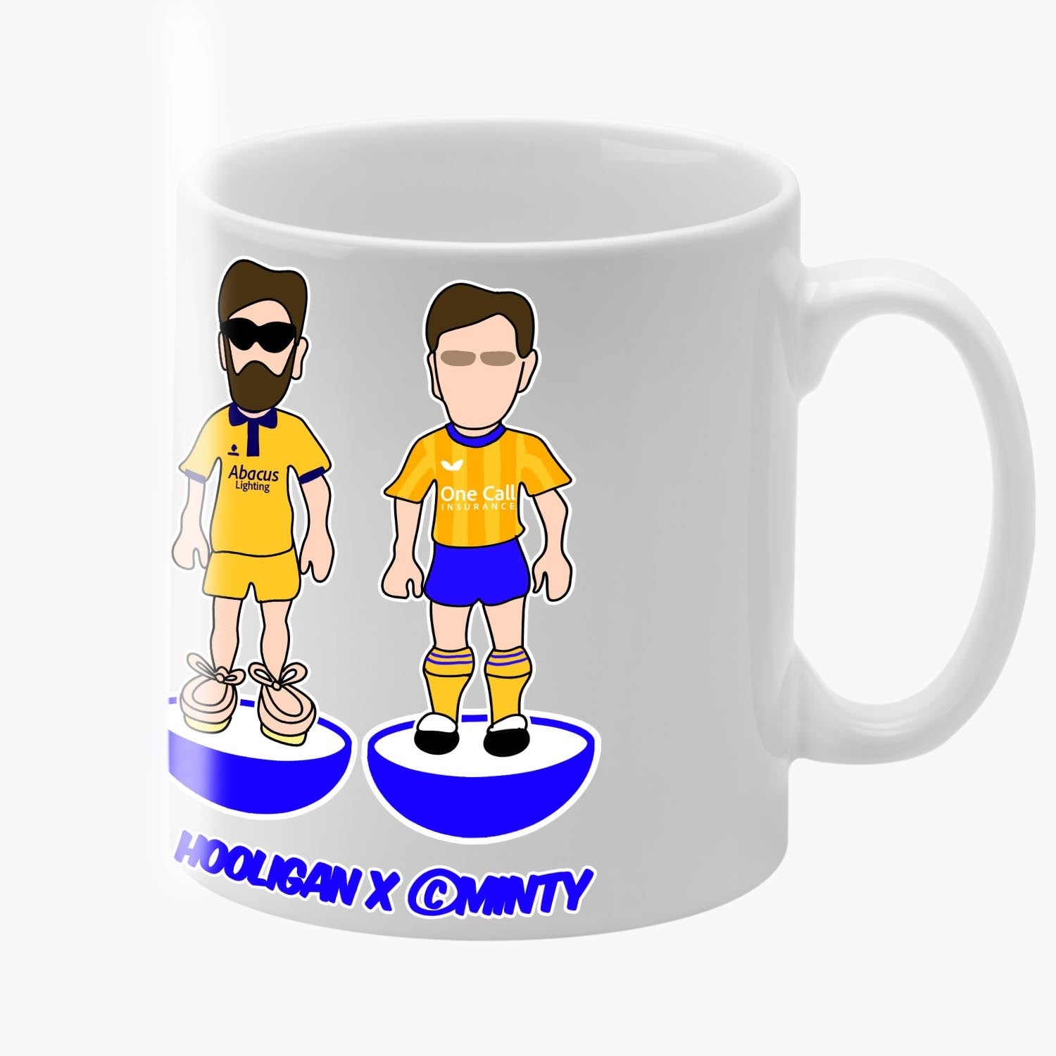 Mansfield Town Subbuteo Mug White