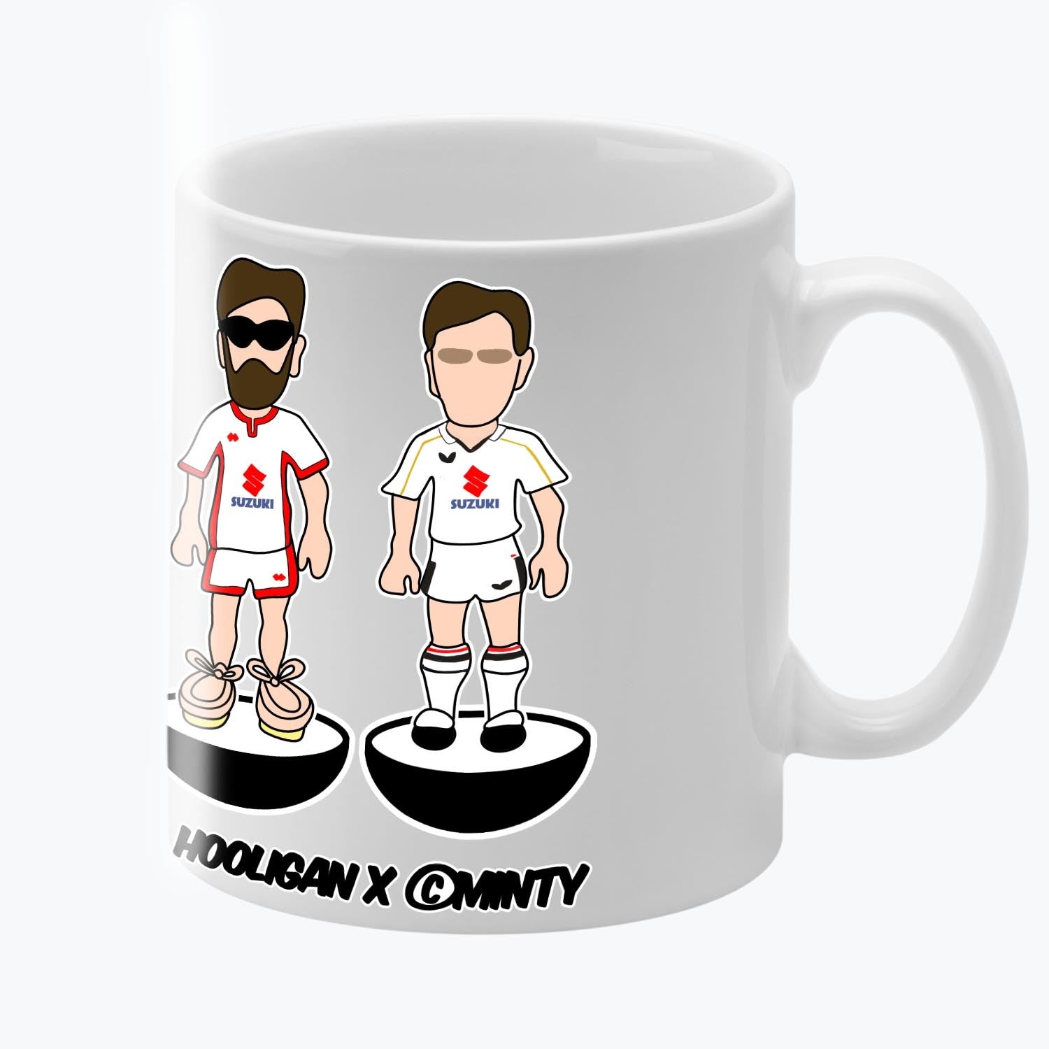 Milton Keynes Dons Subbuteo Mug White