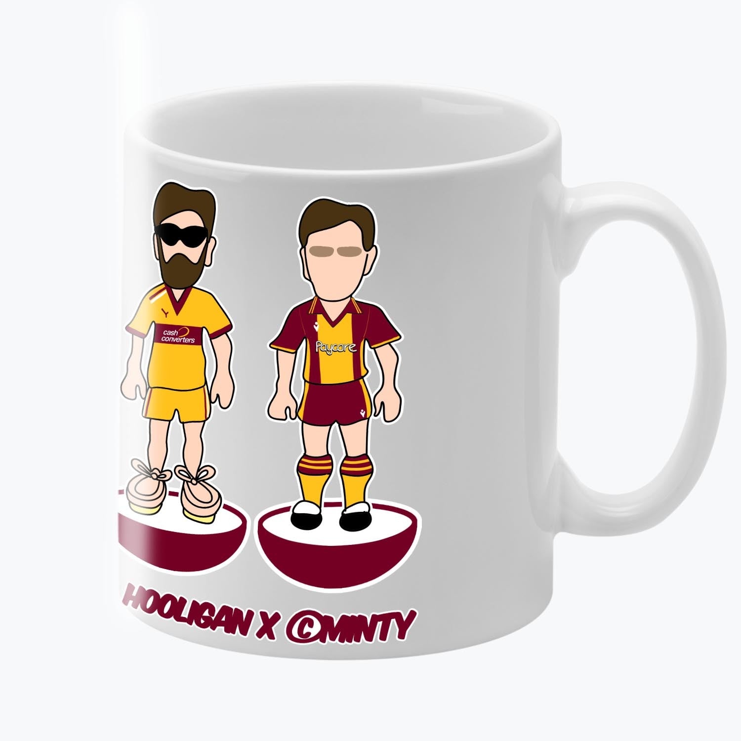 Motherwell Subbuteo Mug White