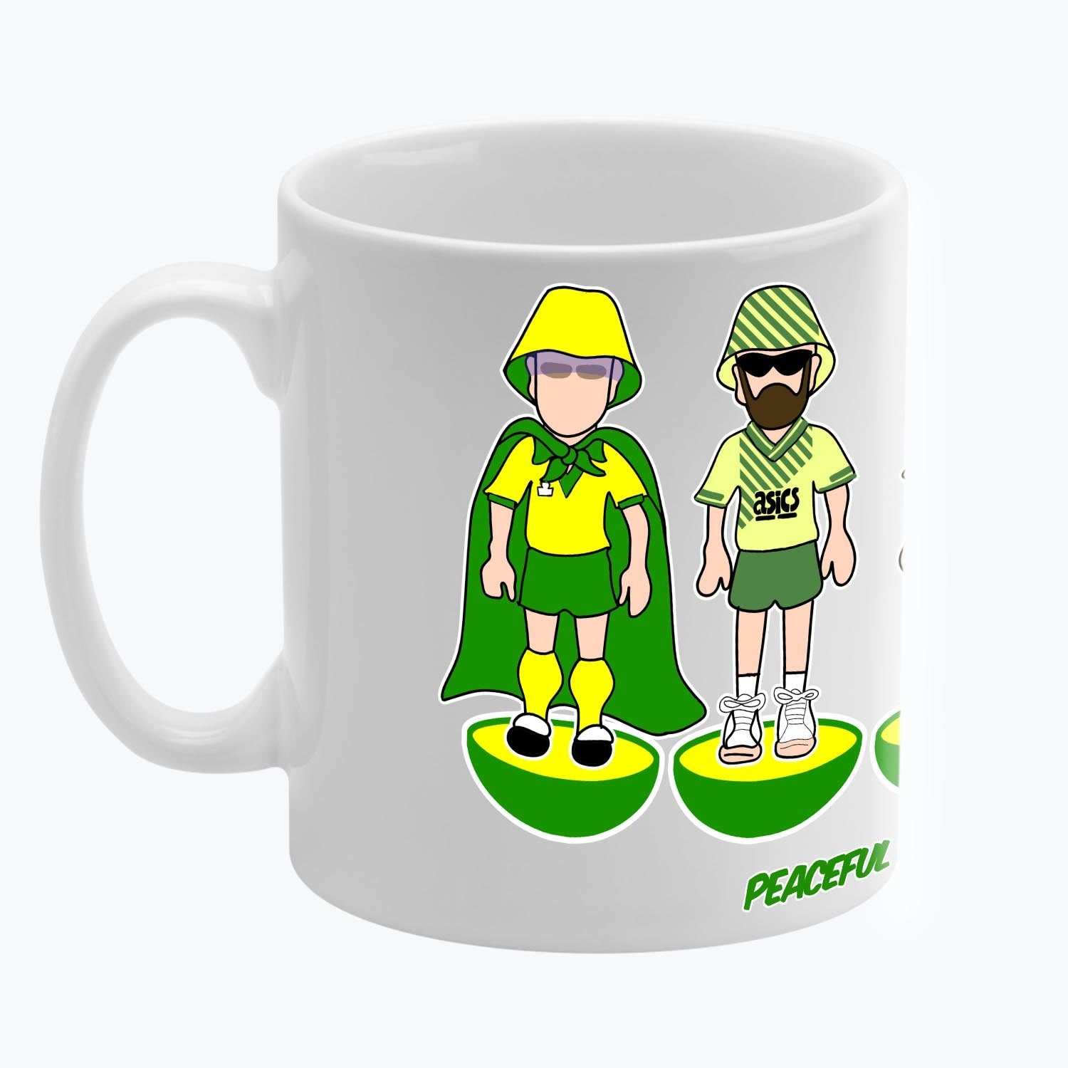 Norwich Subbuteo Mug White