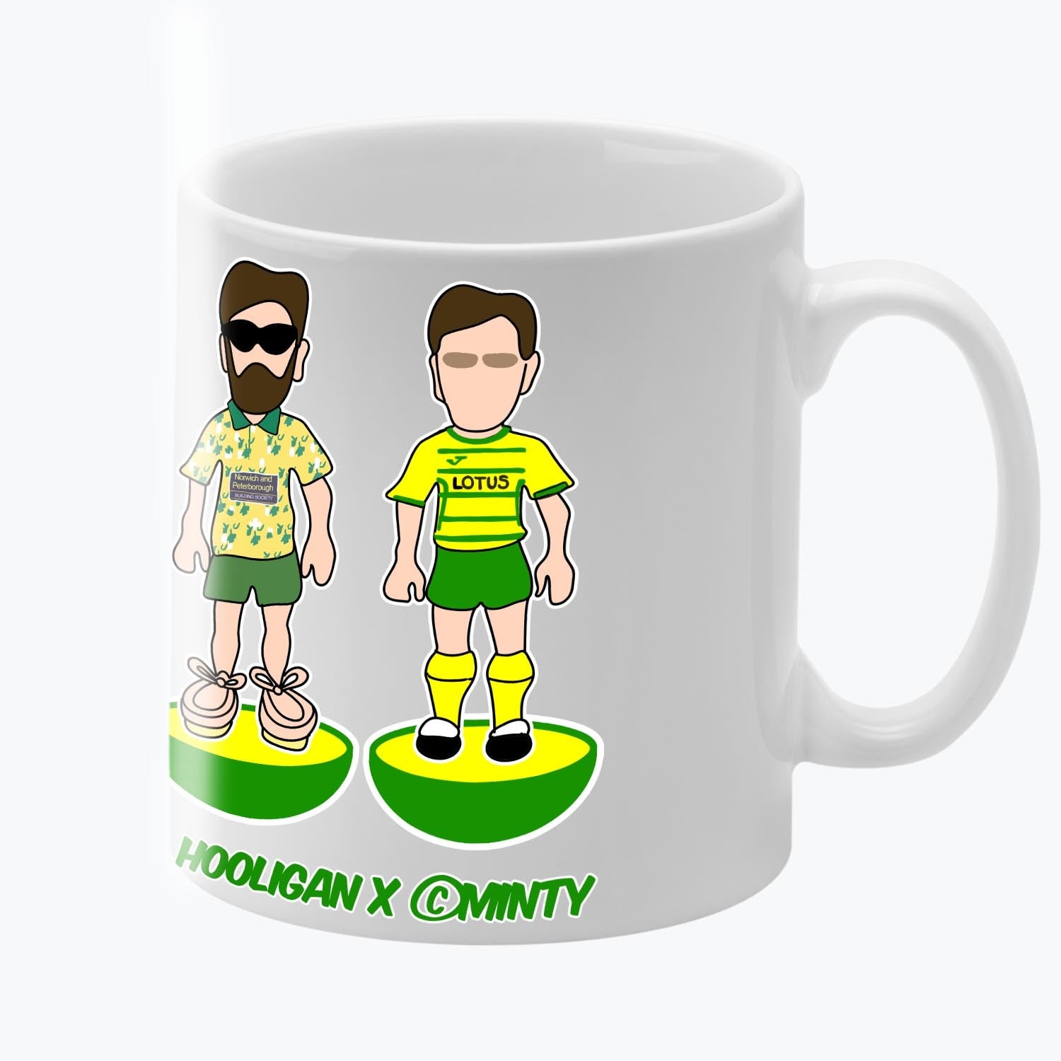 Norwich Subbuteo Mug White