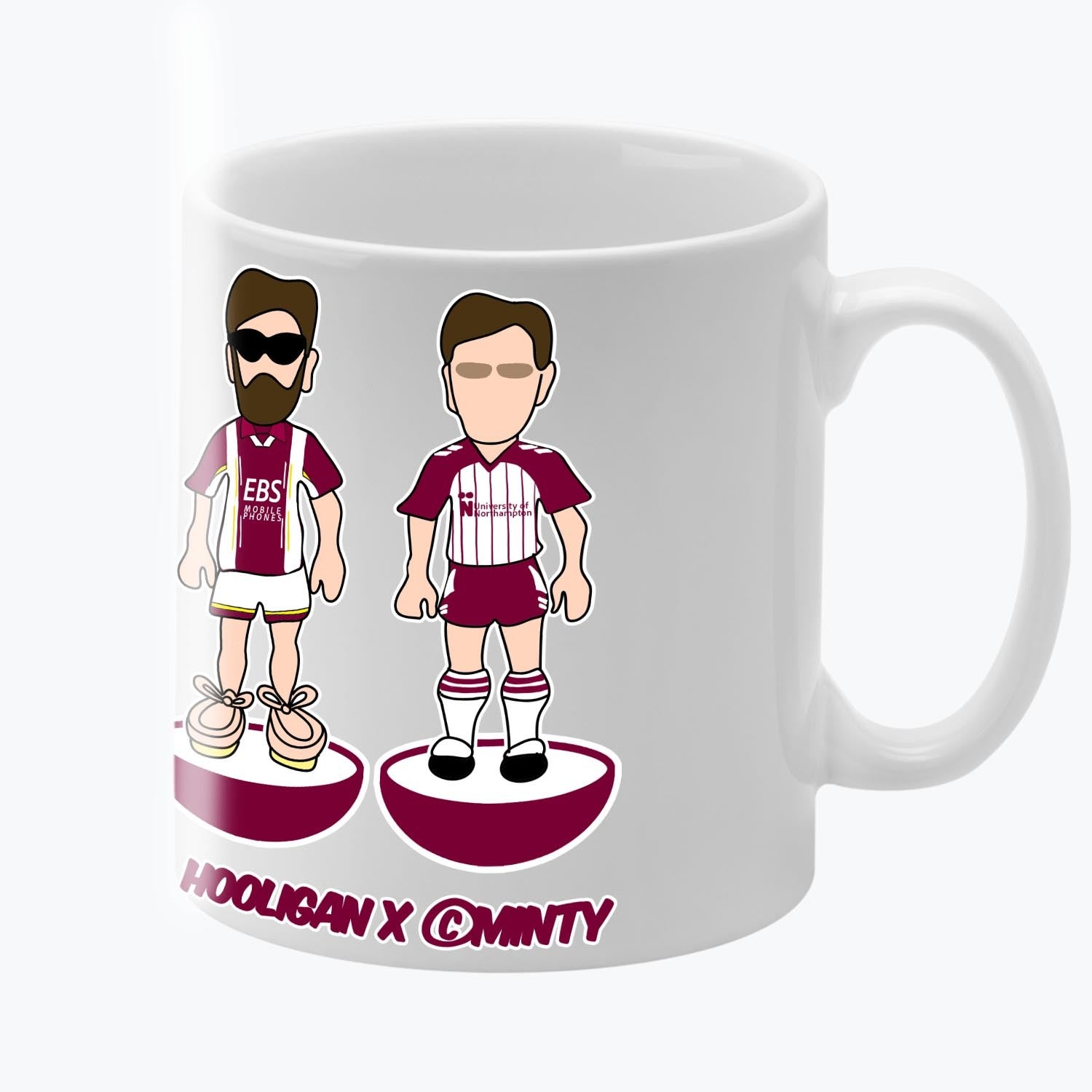 Northampton Subbuteo Mug White