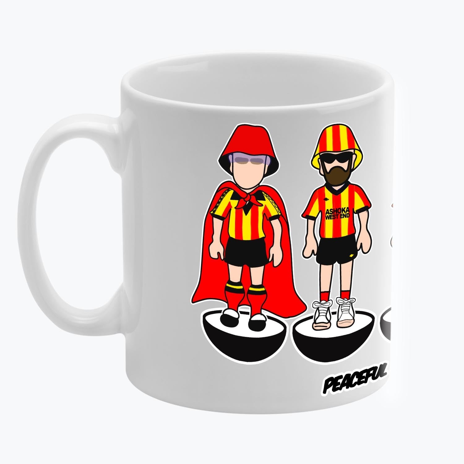 Partick Thistle FC Subbuteo Mug White