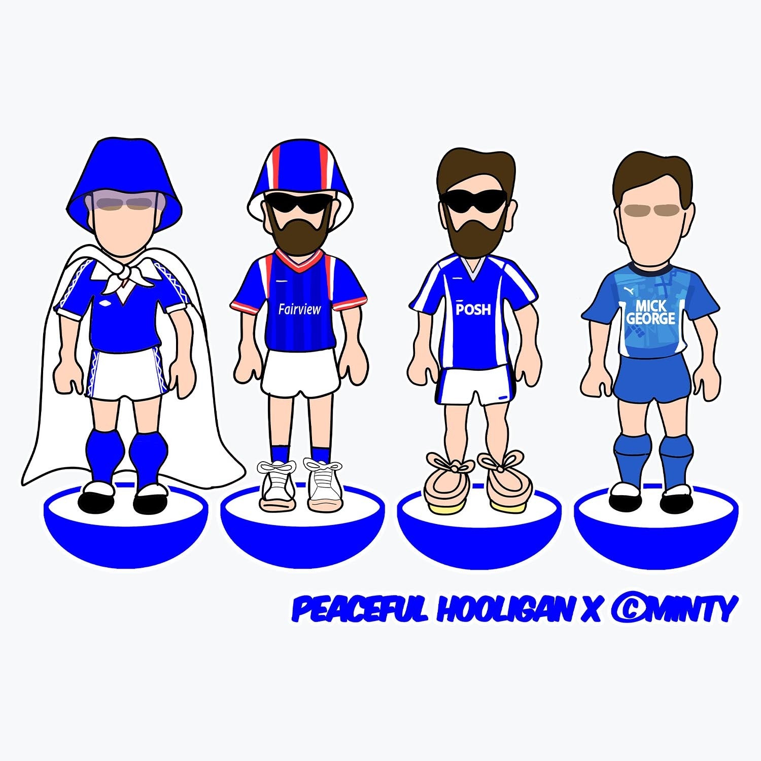 Peterborough United Subbuteo Mug White