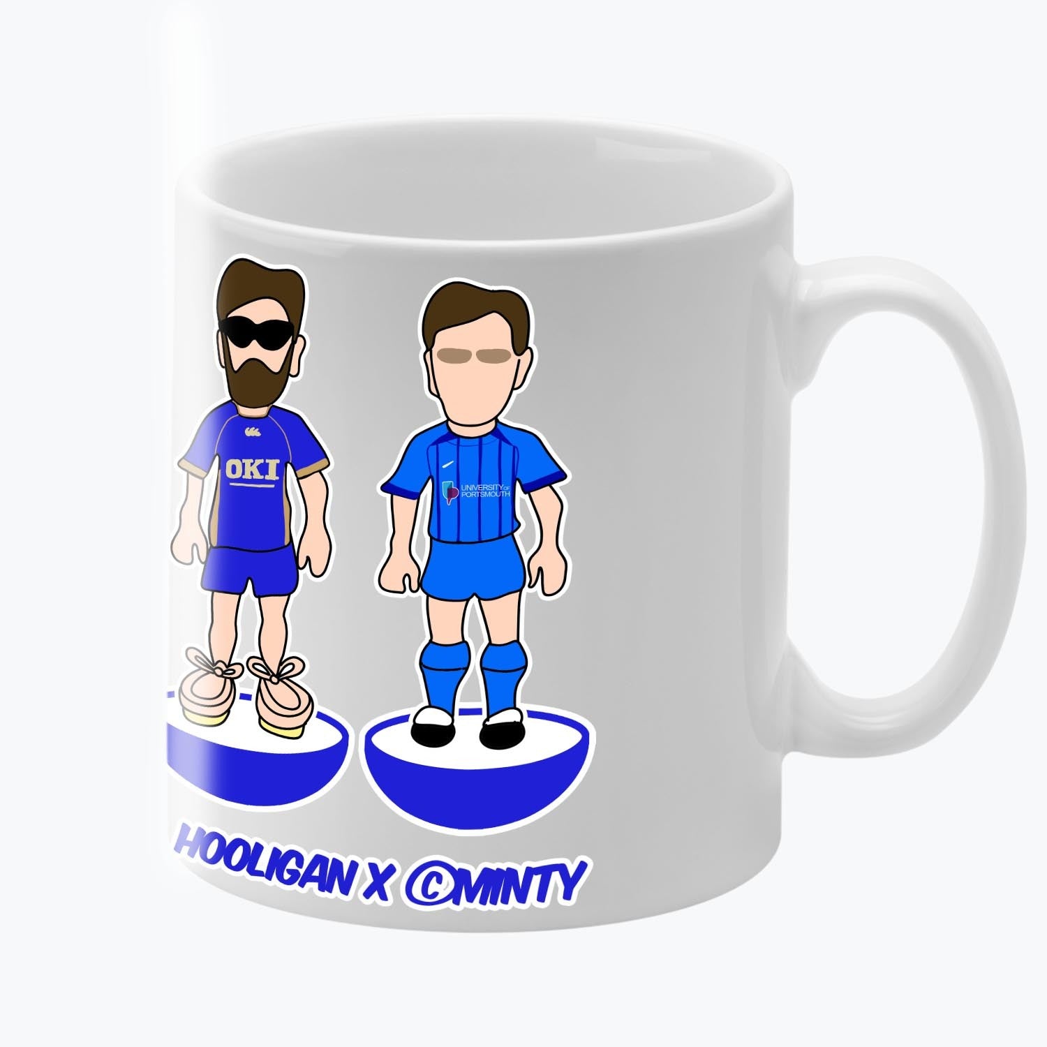 Portsmouth Subbuteo Mug White