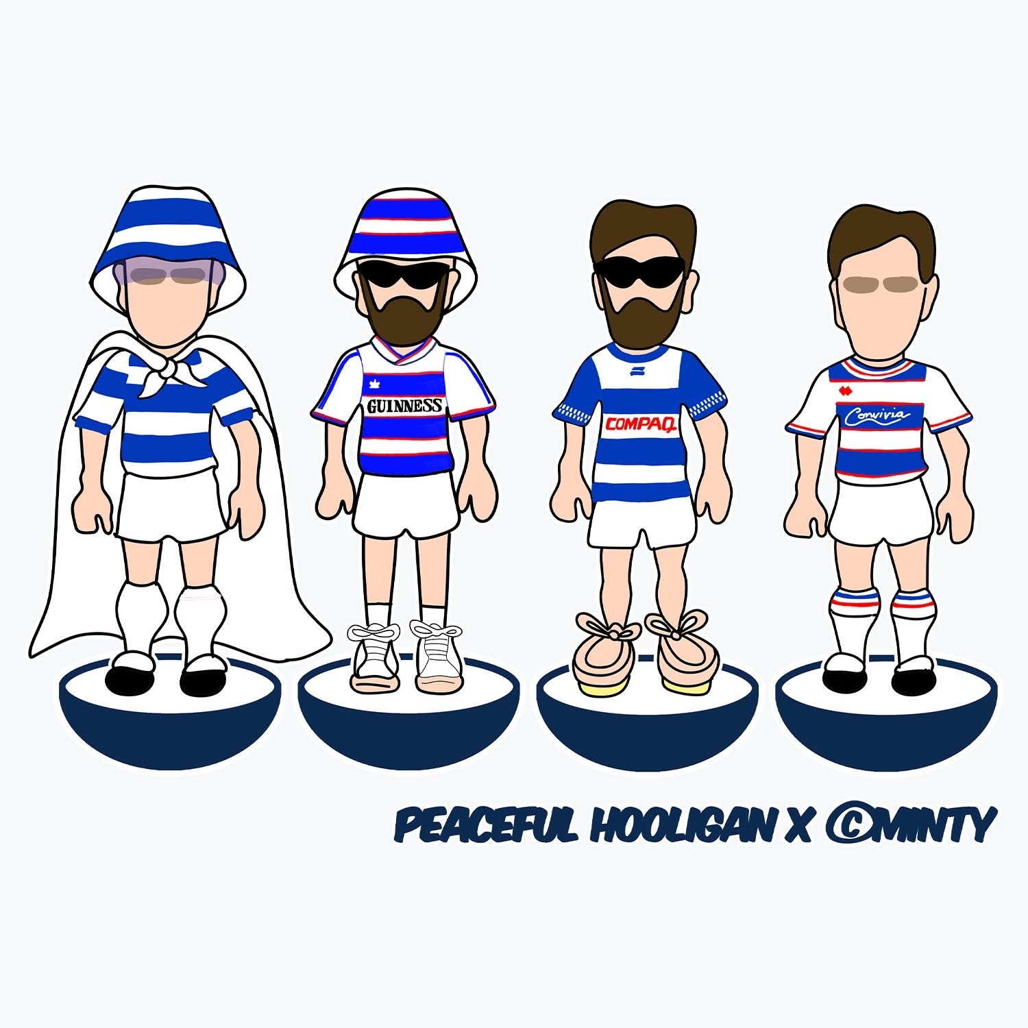 The Hoops Subbuteo Mug White