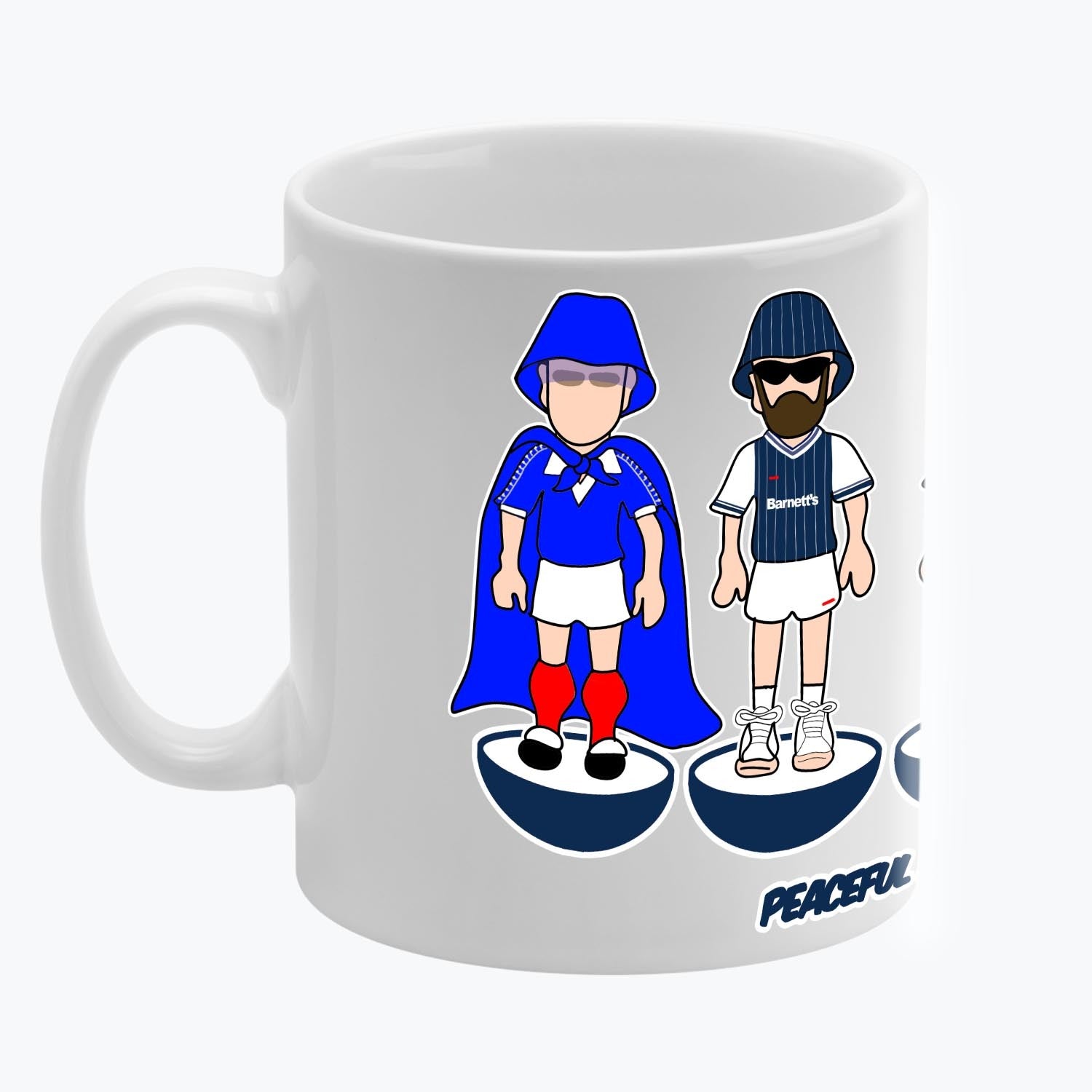 Raith Rovers FC Subbuteo Mug White
