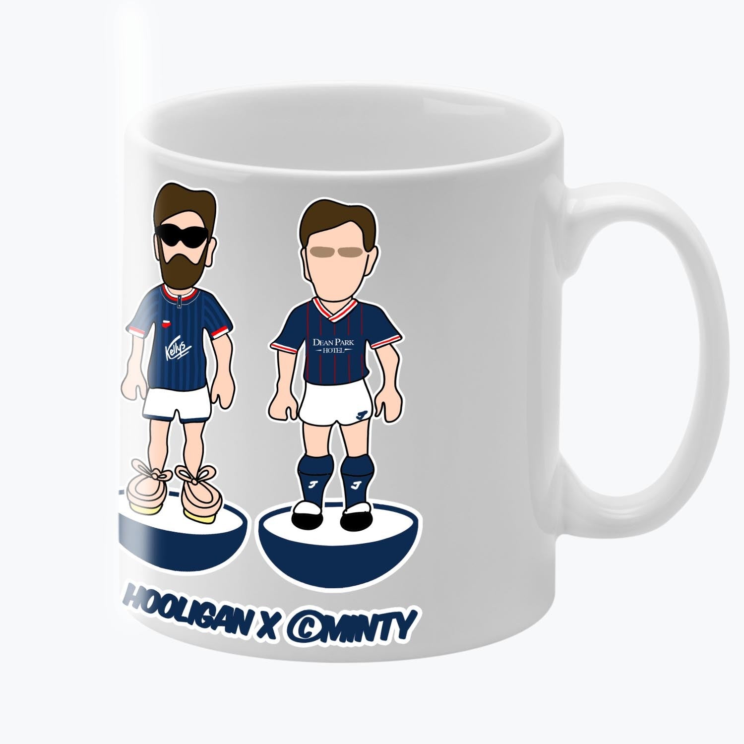 Raith Rovers FC Subbuteo Mug White