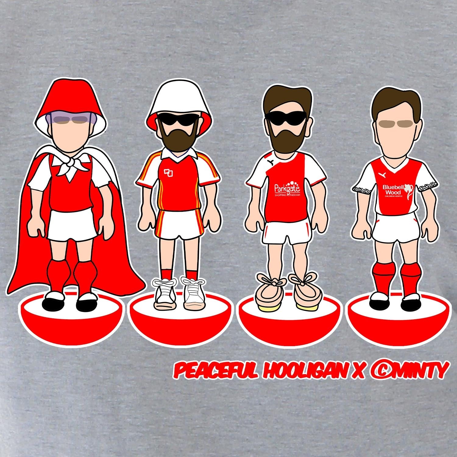 PODSUBBUTEOROTHRHMUNIATHLOTHHODMGRYBUND_Marl_Grey_Rotherham_United_Subbuteo_2