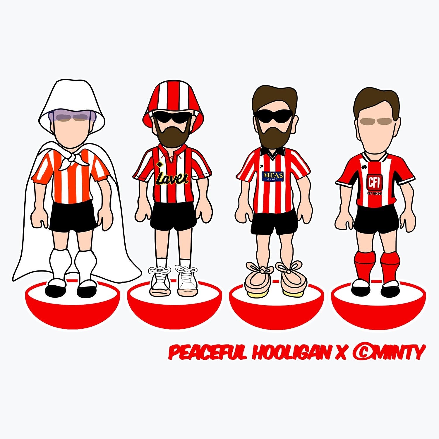 The Blades Subbuteo Mug White