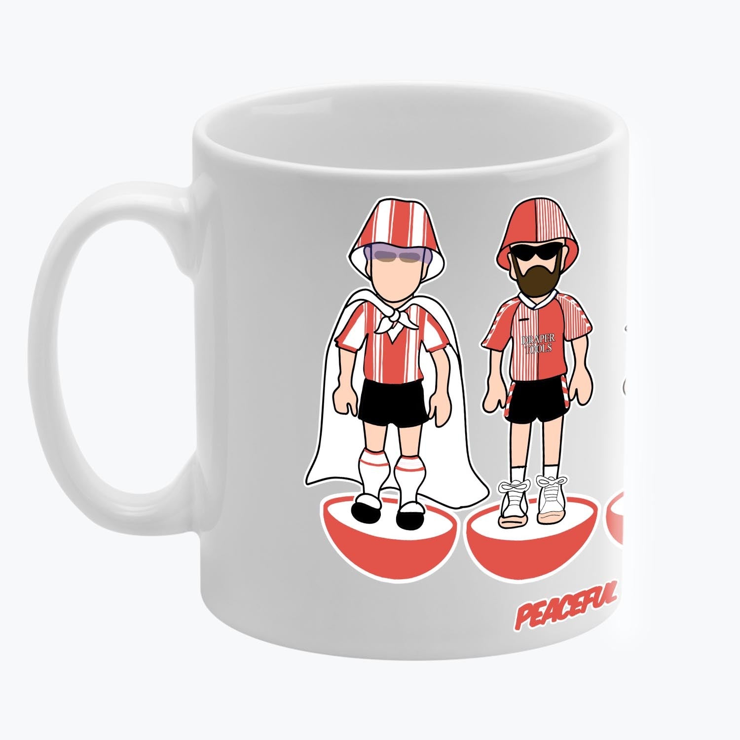 The Saints Subbuteo Mug White