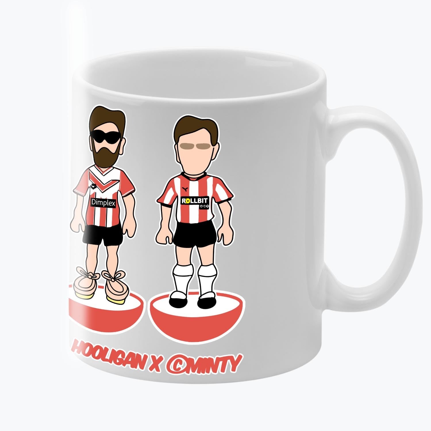 The Saints Subbuteo Mug White