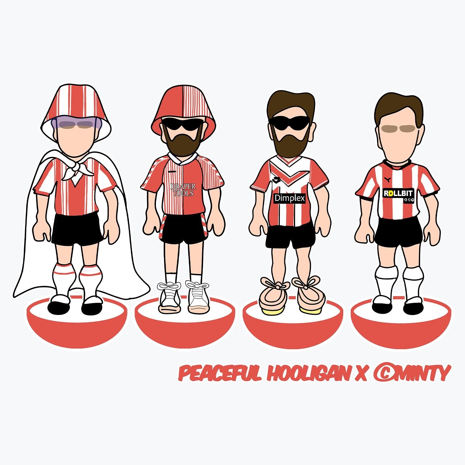 The Saints Subbuteo Mug White