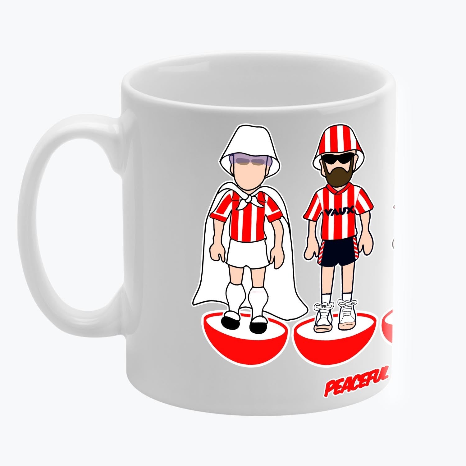 Sunderland Subbuteo Mug White