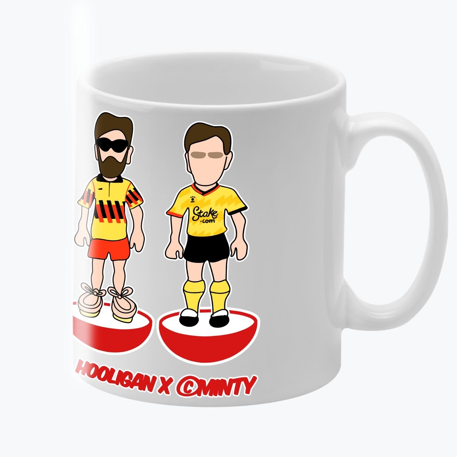 Vicarage Road Subbuteo Mug White