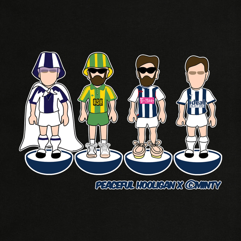 West Bromwich Albion Subbuteo T-Shirt Black